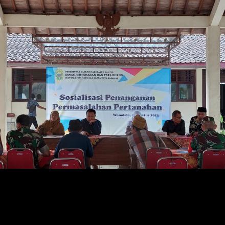 Sosialisasi Penanganan Permasalahan Pertanahan